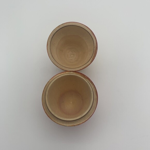 Vintage Russian Nesting Dolls Made in USSR Set of 3 Matryoshka Toy Figurines - Picture 11 of 12